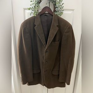 Banana Republic Men’s Dark Brown Corduroy Sport Coat Blazer Size 42R. Portugal.